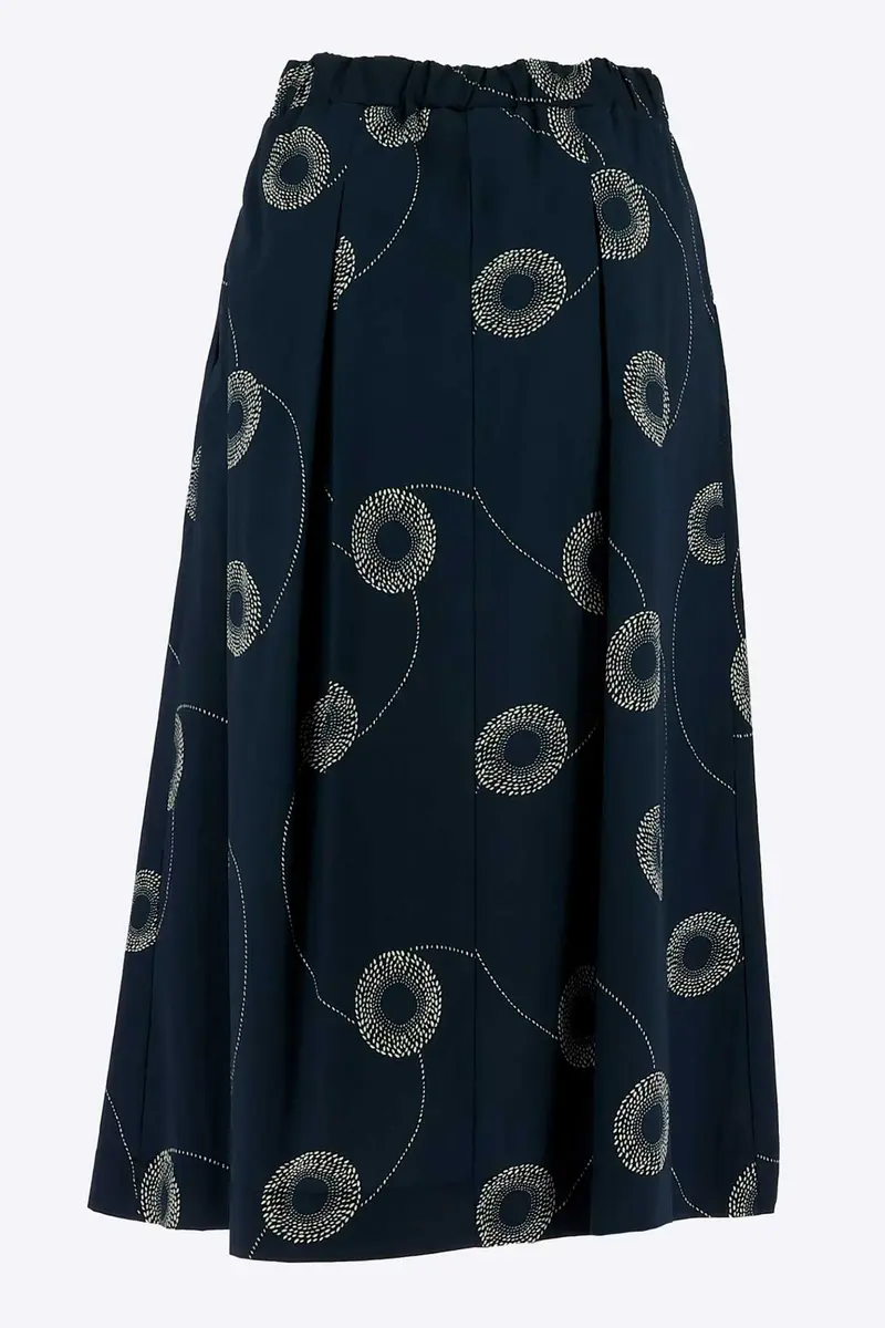 Rok print 834078 Navy/ecru