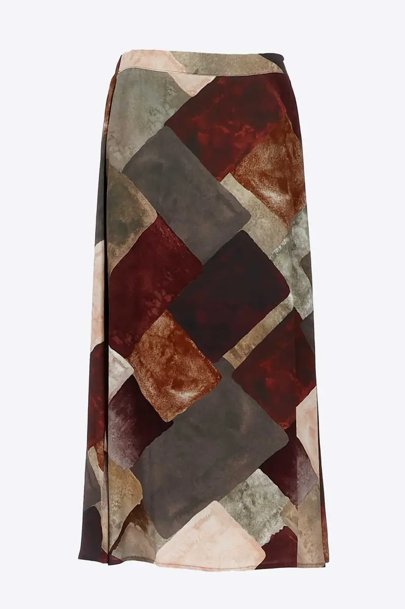 Rok print 834089 Bordeaux