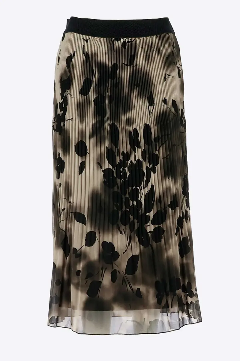 Rok print 834090 Beige