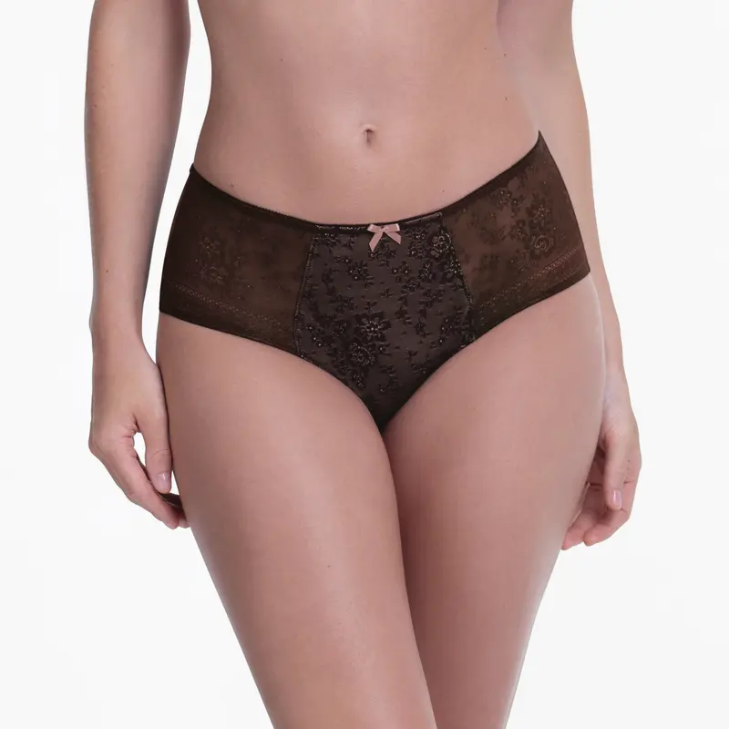 Rosa Faia Tailleslip - Fleur 1355 - Chocolate (768)