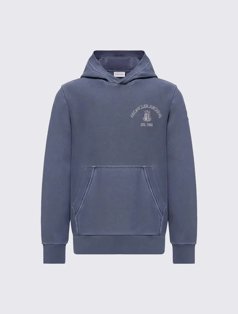 Rowing Logo Cotton Hoodie