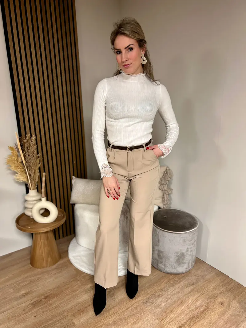 Ruffle longsleeve - Claire