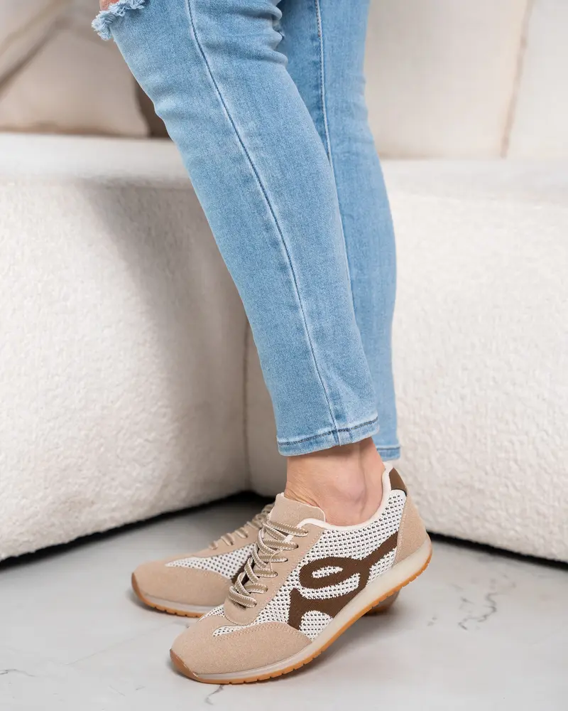 Saartje Khaki Sneaker