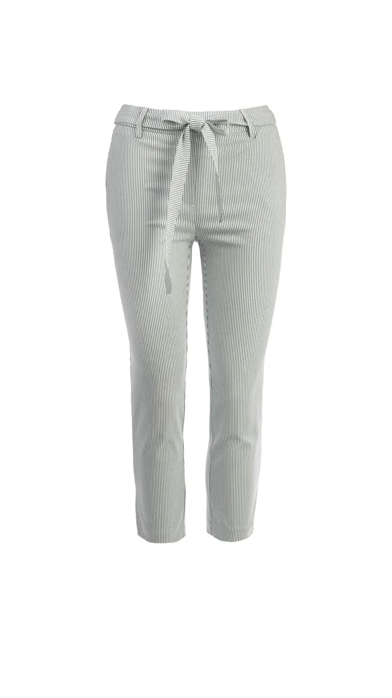 Sailor-RMB Stripe Woven Stretch | Nebulas Blue