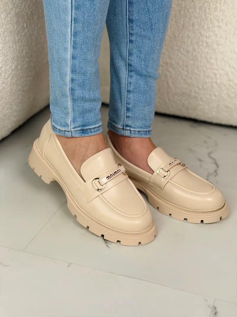 Savannah Beige Mocassin