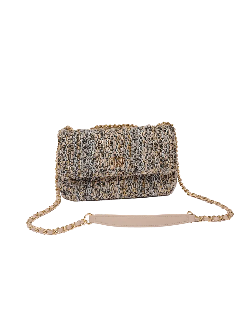 Schoulderbag ann tweed N-9-618-2605 White pepper