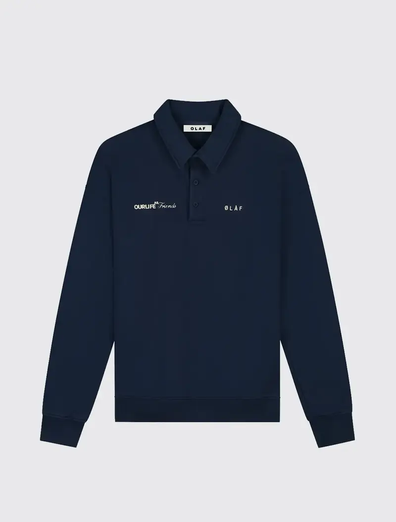 Script Friends Oversized Polo
