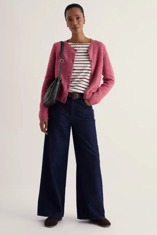 Seasalt Cornwall - Dawson Pick Cardigan Made With Merino - Squash