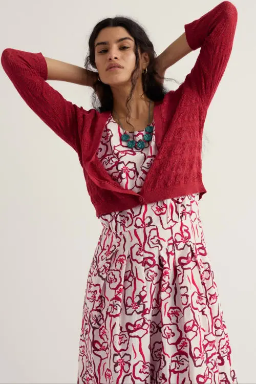 Seasalt - Sweet Day Cardigan - Boat Red