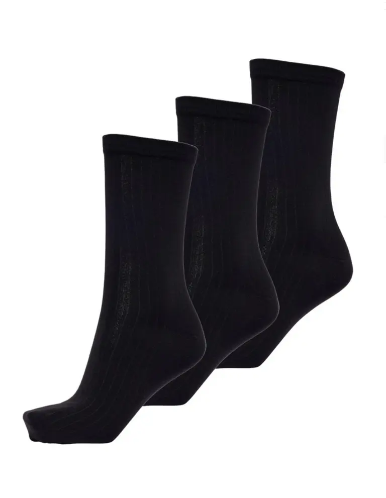 Selected 3-pack bobby rib sock