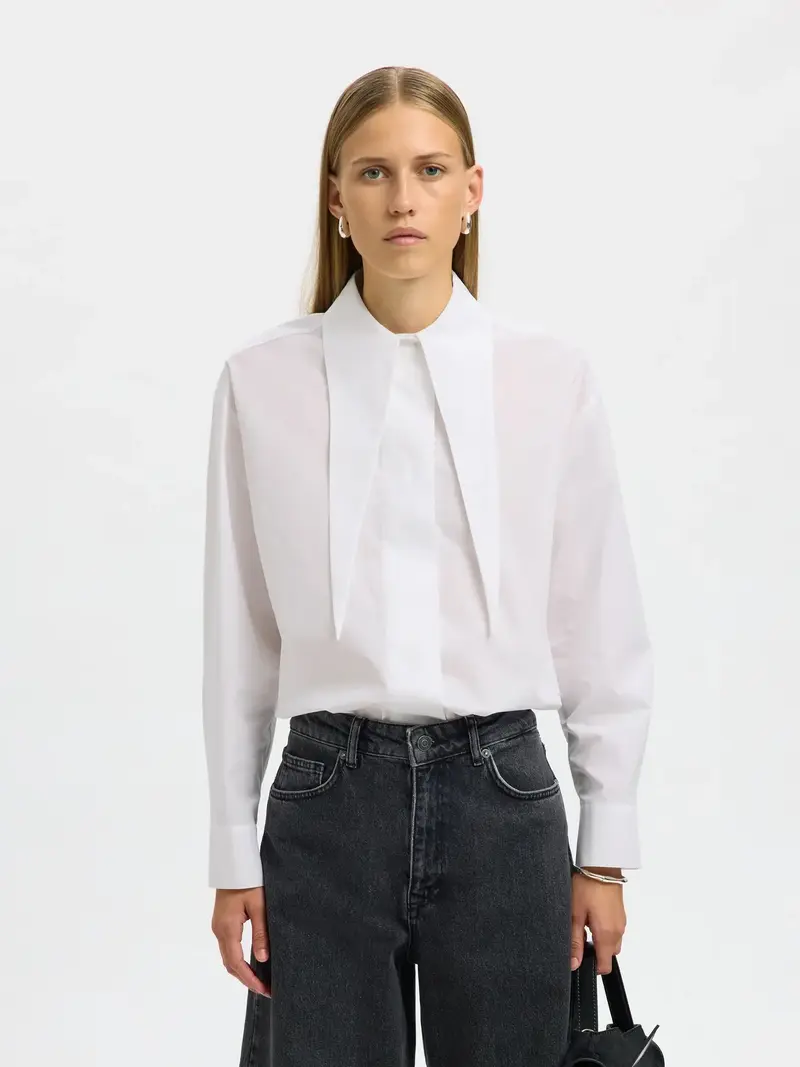 Selected blouse Esther relaxed shirt bright white