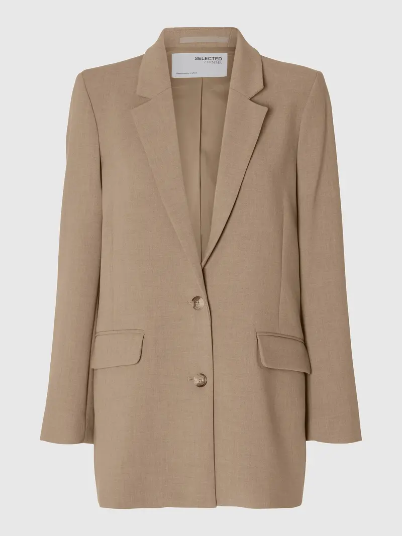 Selected Femme Rita relaxed blazer camel