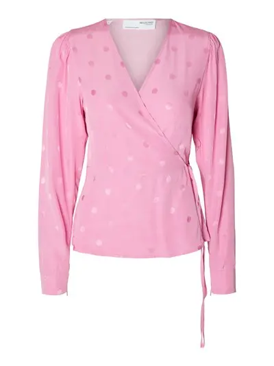 Selected Femme wrap top Ludwika