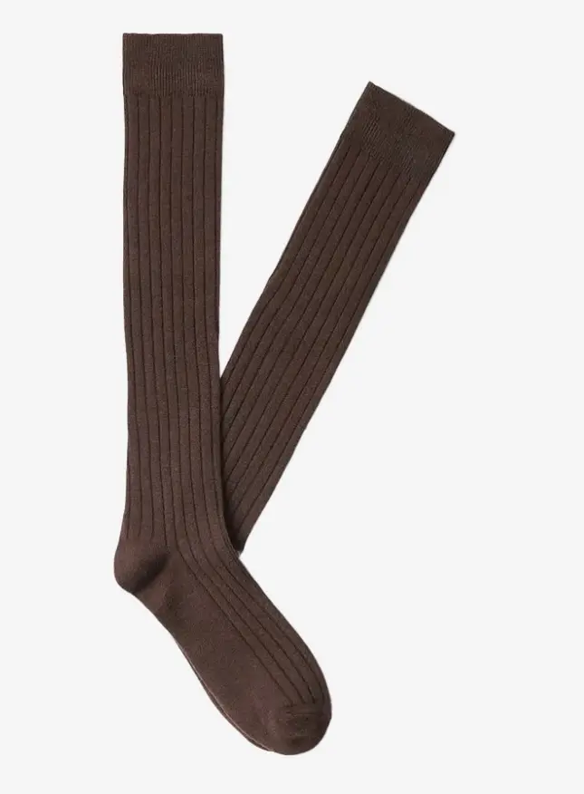 Selected Slfchloe Long Wool Blend Rib Sock Delicioso