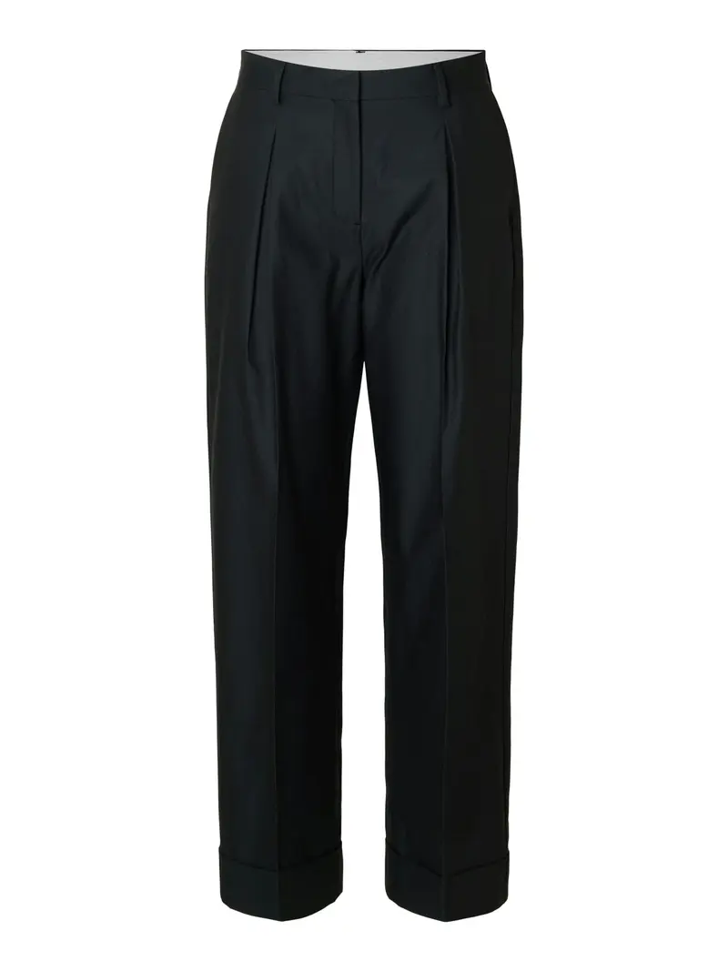 Selected tapered dora pant zwart