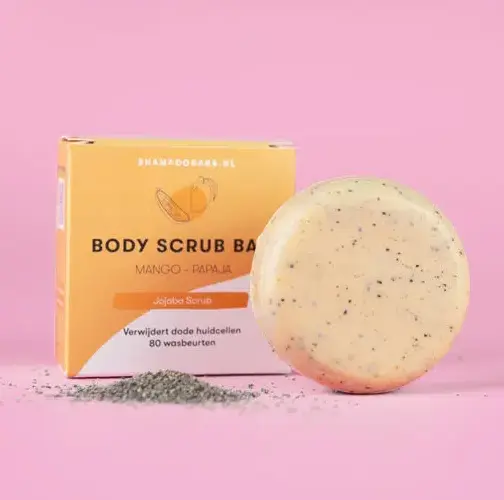 Shampoo Bar body scrub bar mango - papaja