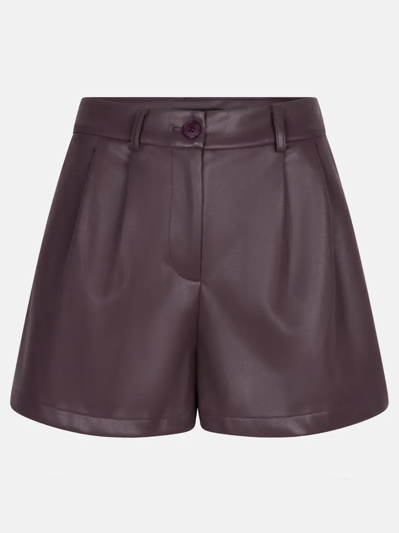 Short jade aubergine