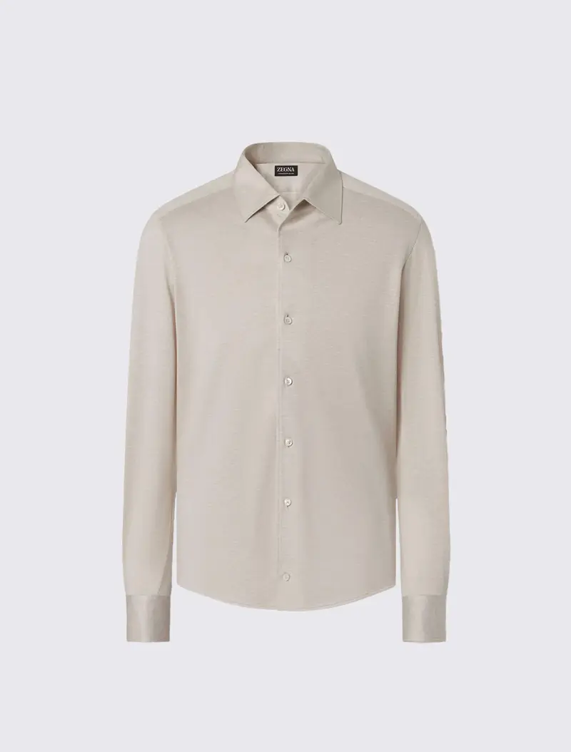 Silk Linen and Cotton Shirt