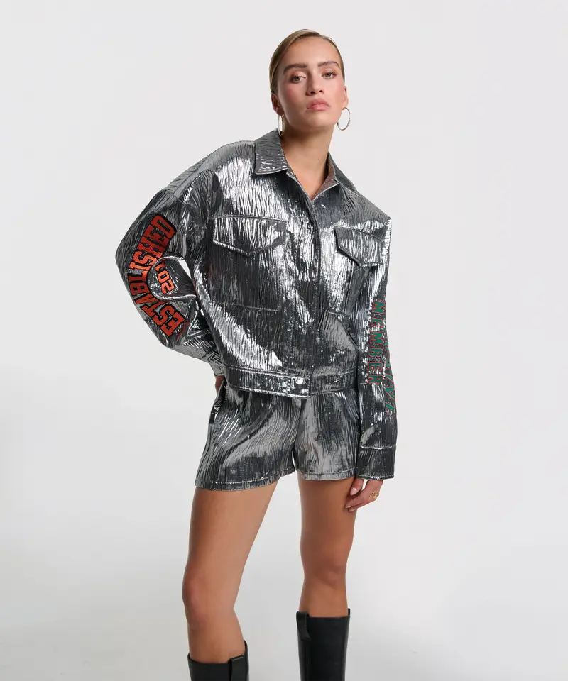Silver Artwork Jacket