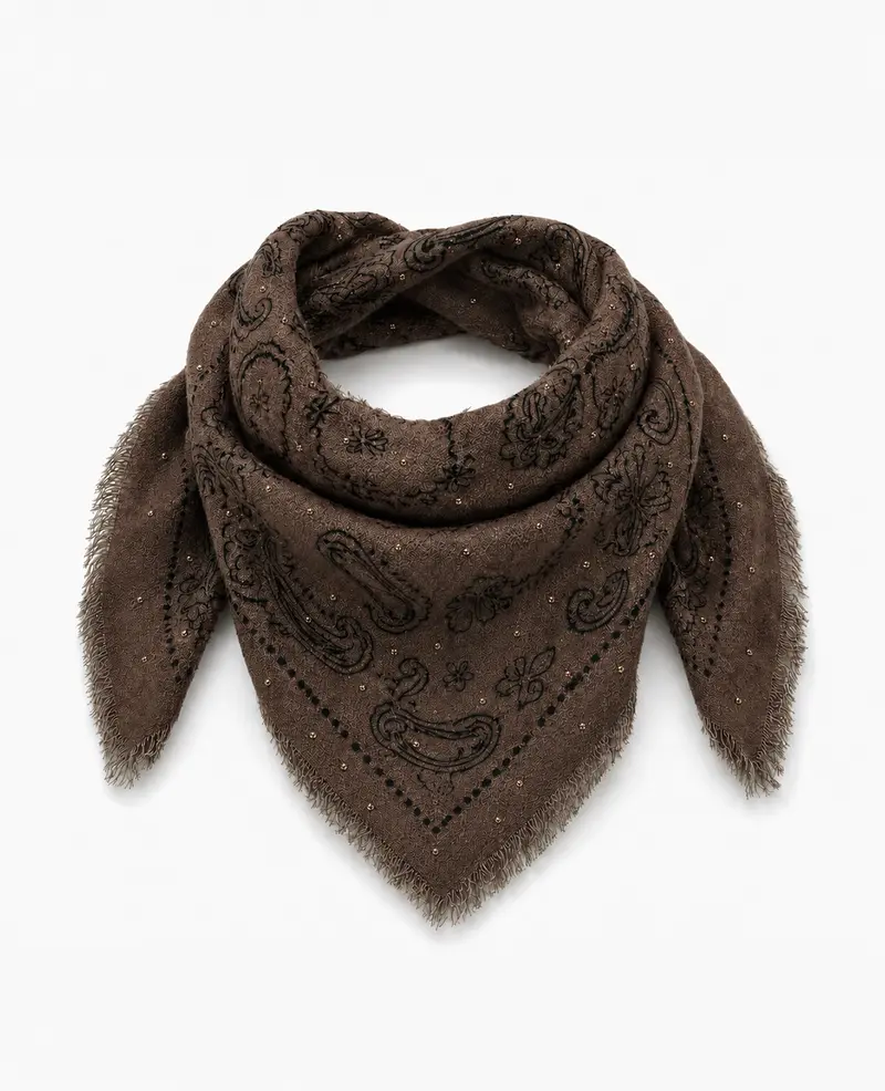 Sjaal | Dark Coffee