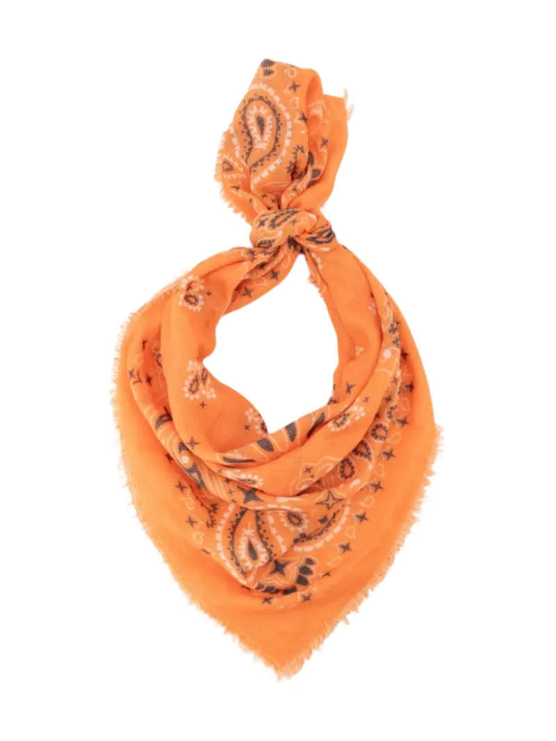 Sjaal Fee Paisley Oranje