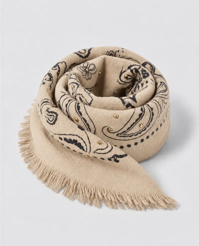 Sjaal | Khaki