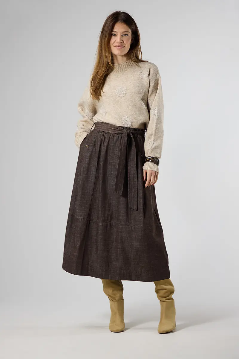 Skirt eviana 2622004 Bruin