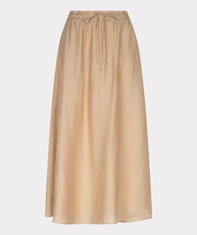 Skirt light crinkle HS26.14217 Sand