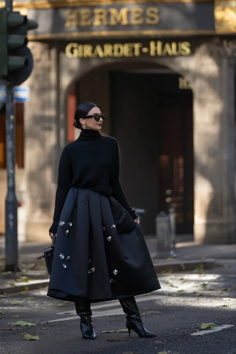 Skirt Maxima Fancy Black