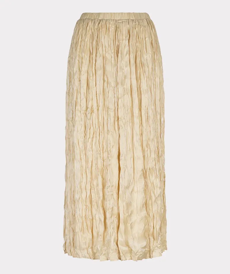 Skirt plisse changeant SP26.28001 Naturel