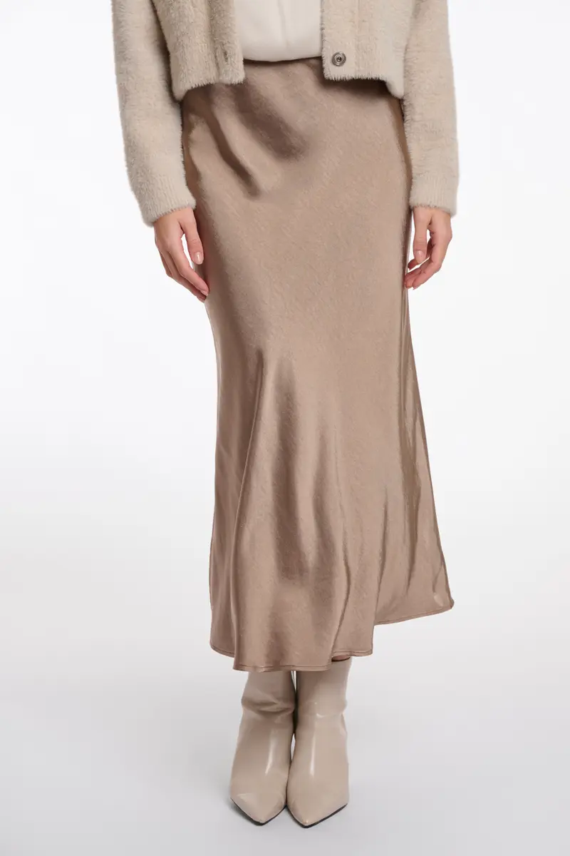 Skirt vera midi VERA.7002512 Toffee