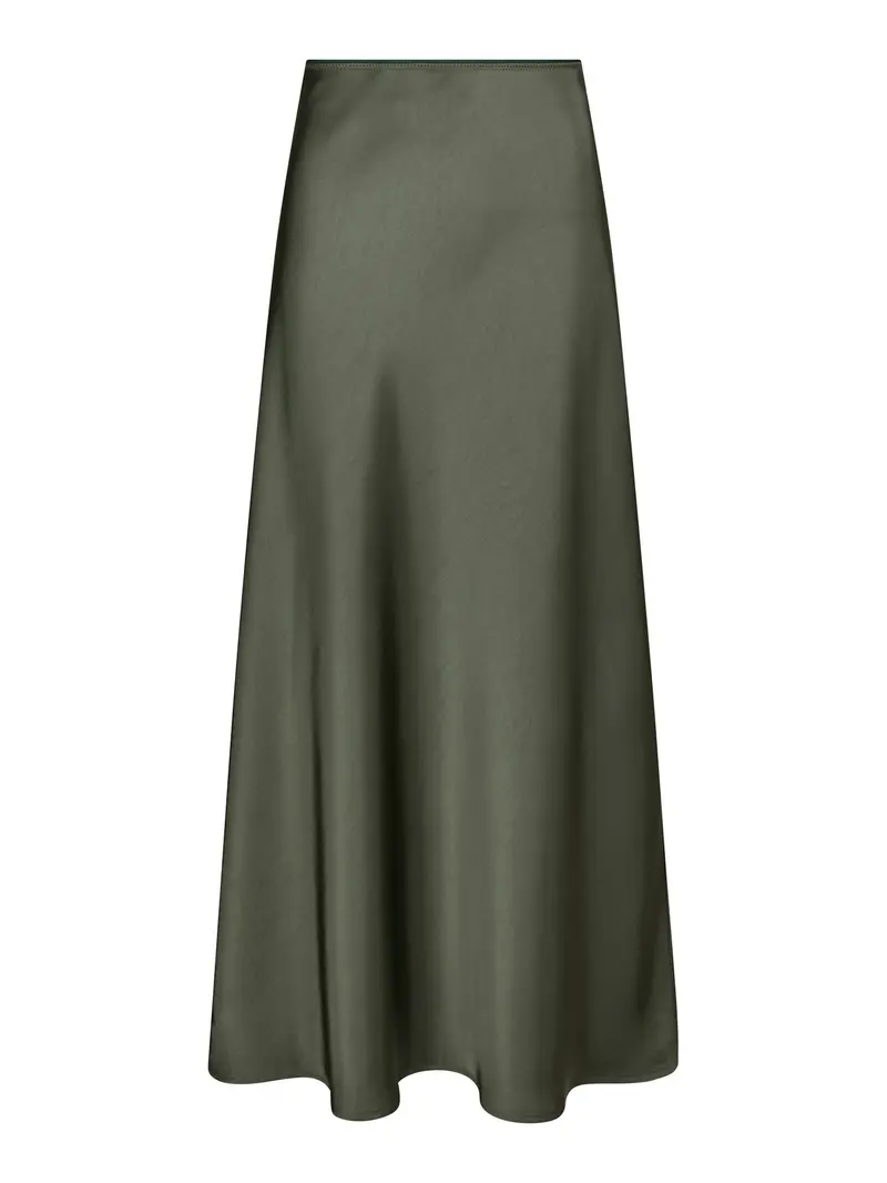 Skirt Vicky sateen 159588 Deep green