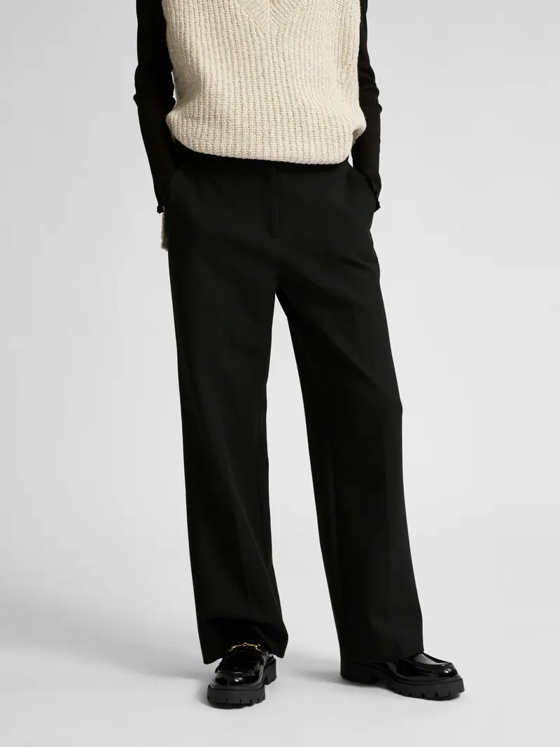 SLF Rita Midwaist wide pants black