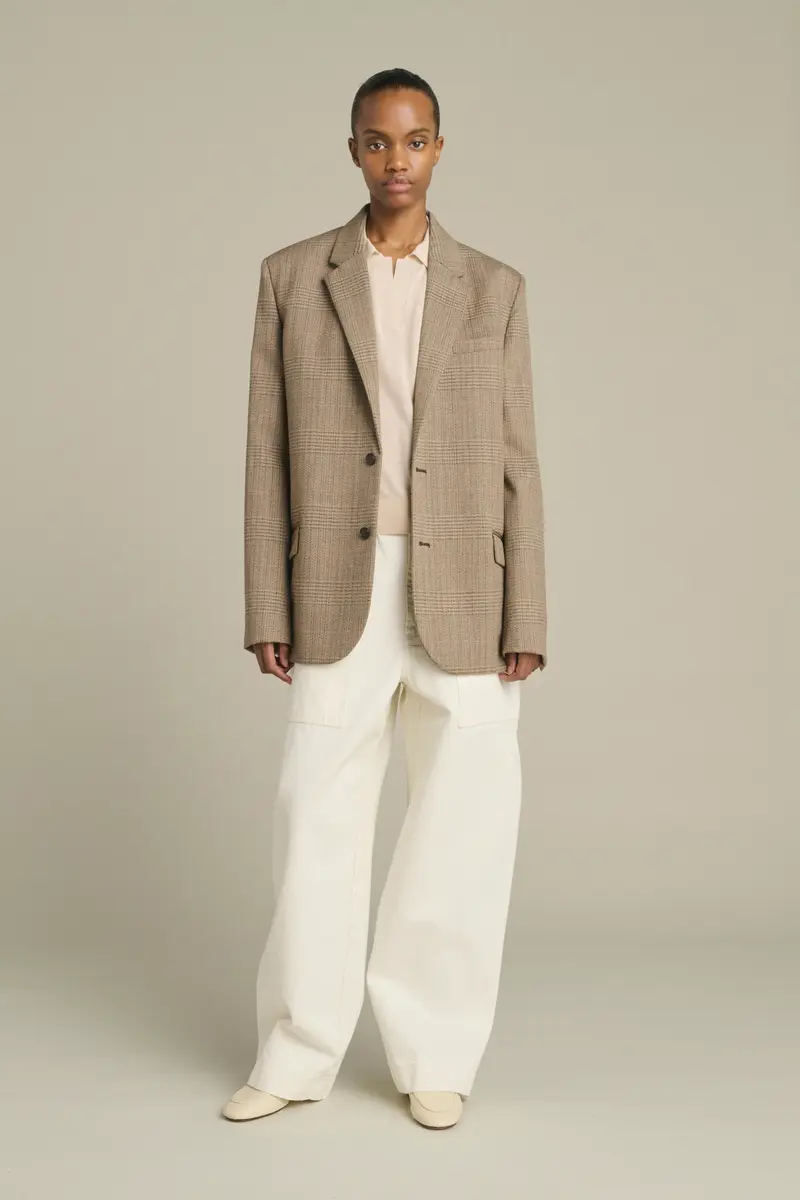 Soeur | Hermosa Check Blazer Marron/Beige