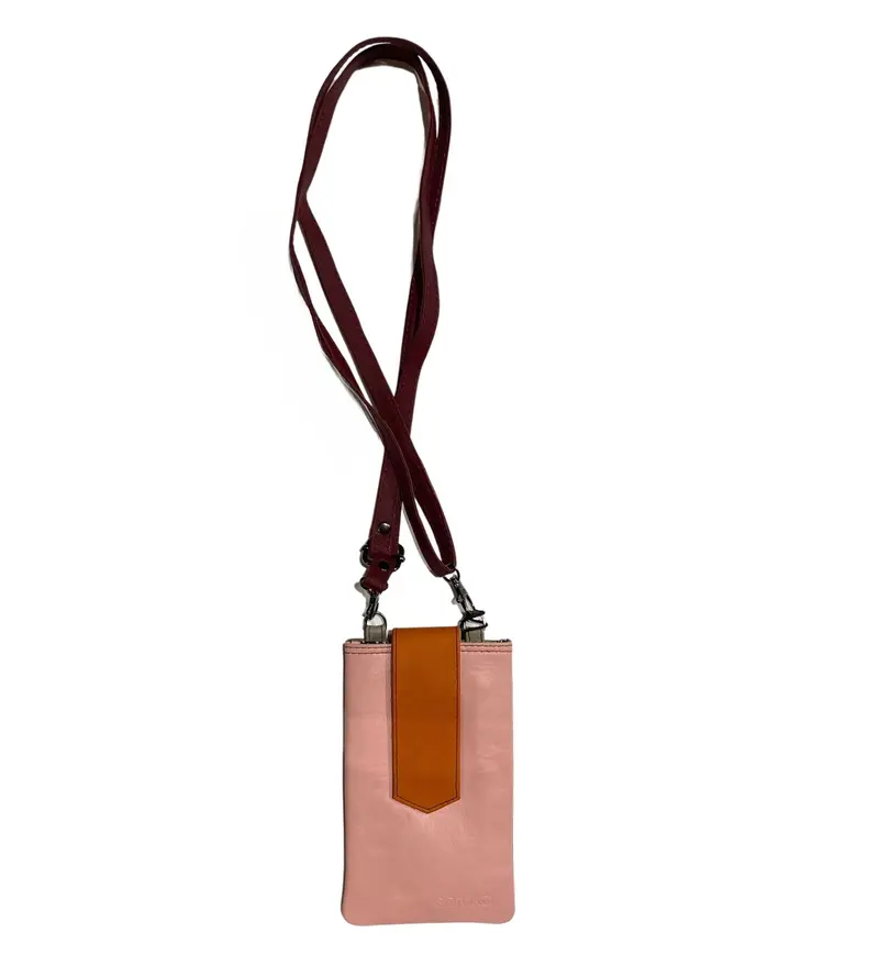Soruka Zoe phone cover loop plain pink