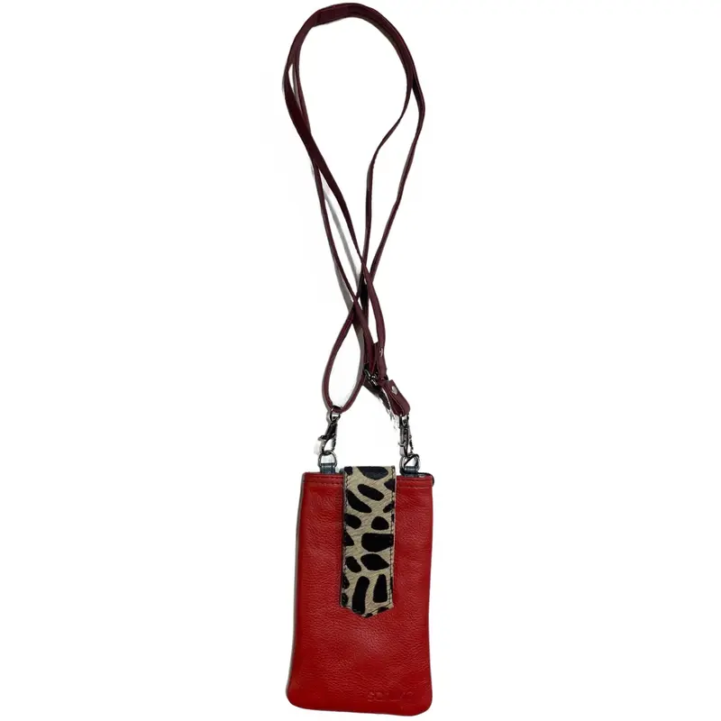 Soruka Zoe phone cover loop print red
