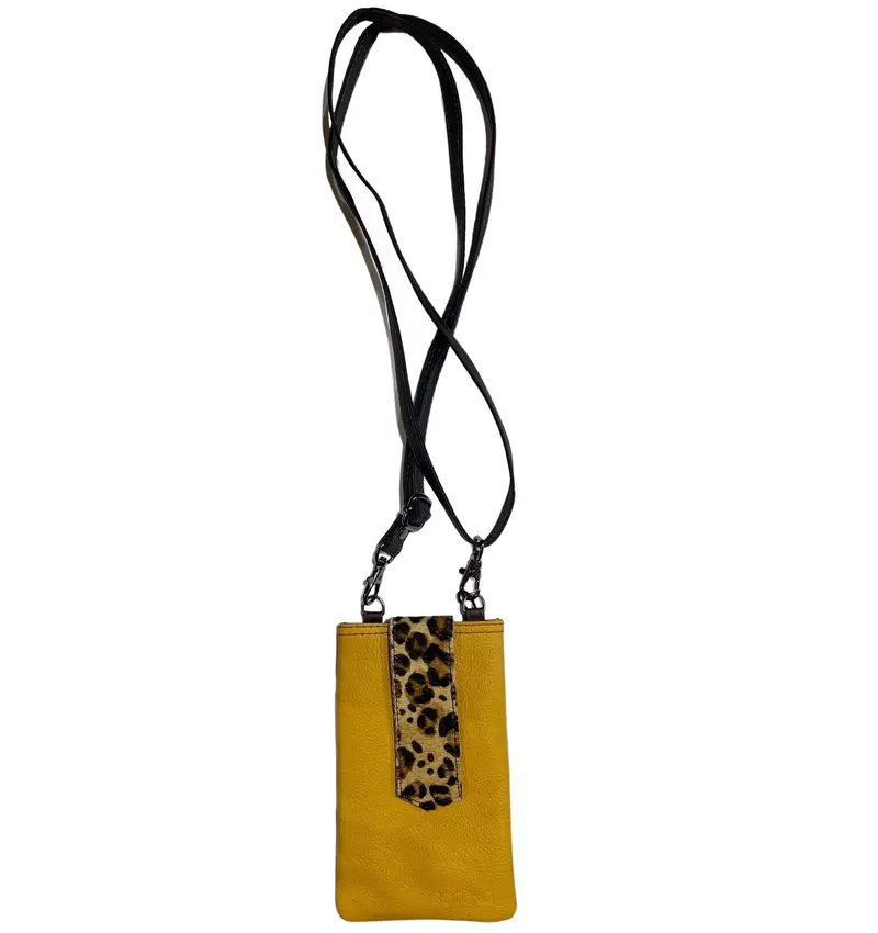 Soruka Zoe phone cover loop print yellow