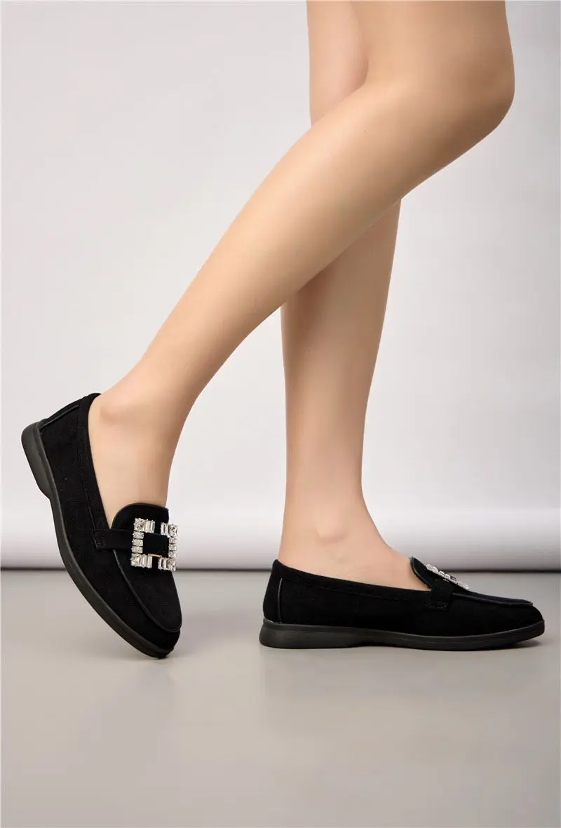 Square Black Loafer