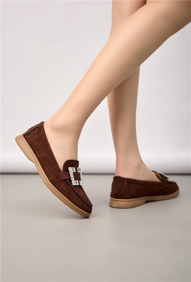 Square Brown Loafer