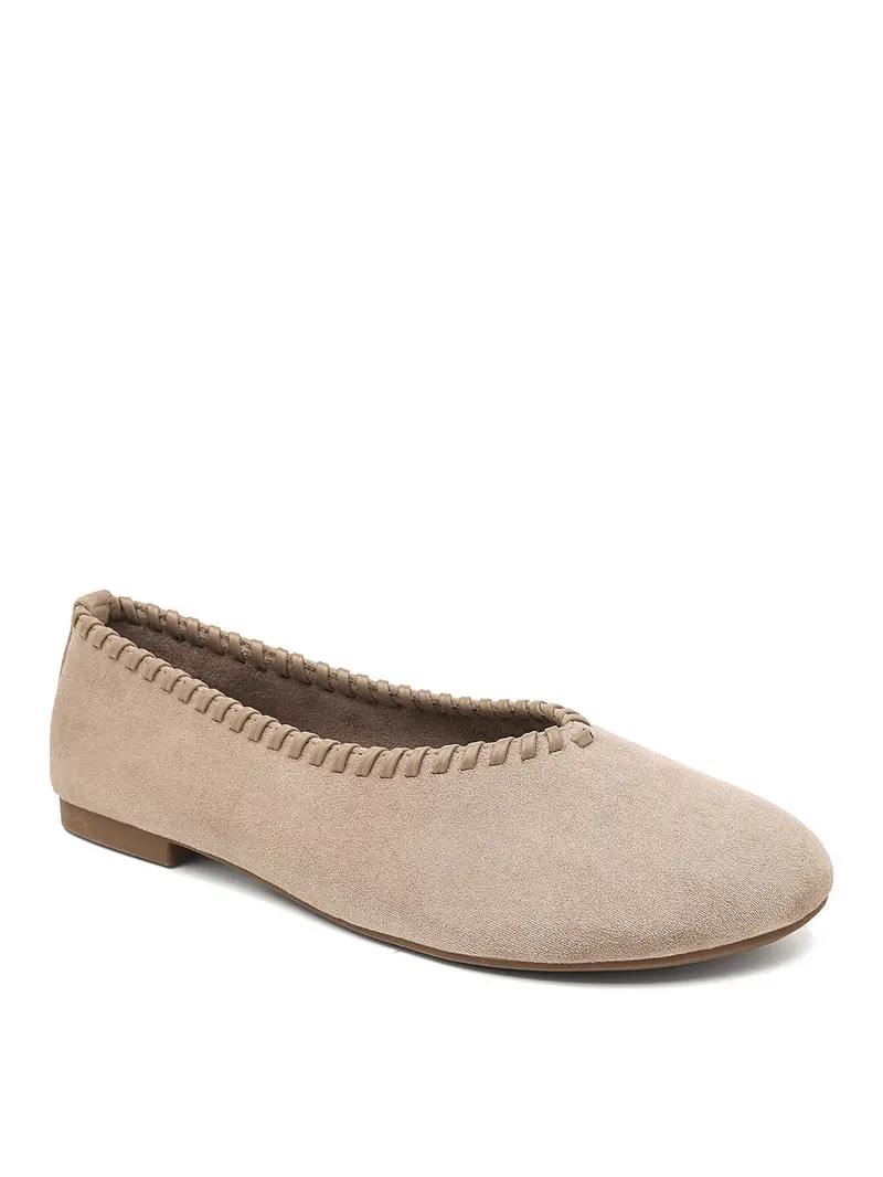 Stitched Khaki Loafers