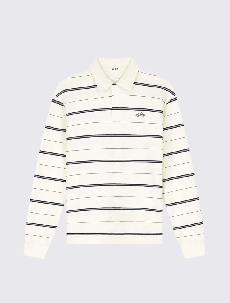 Striped Signature LS Polo