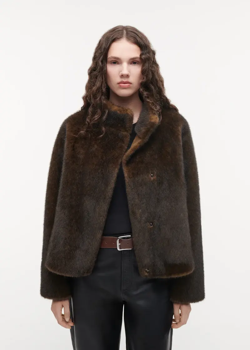Studio AR | Mallow Faux Mink Olive
