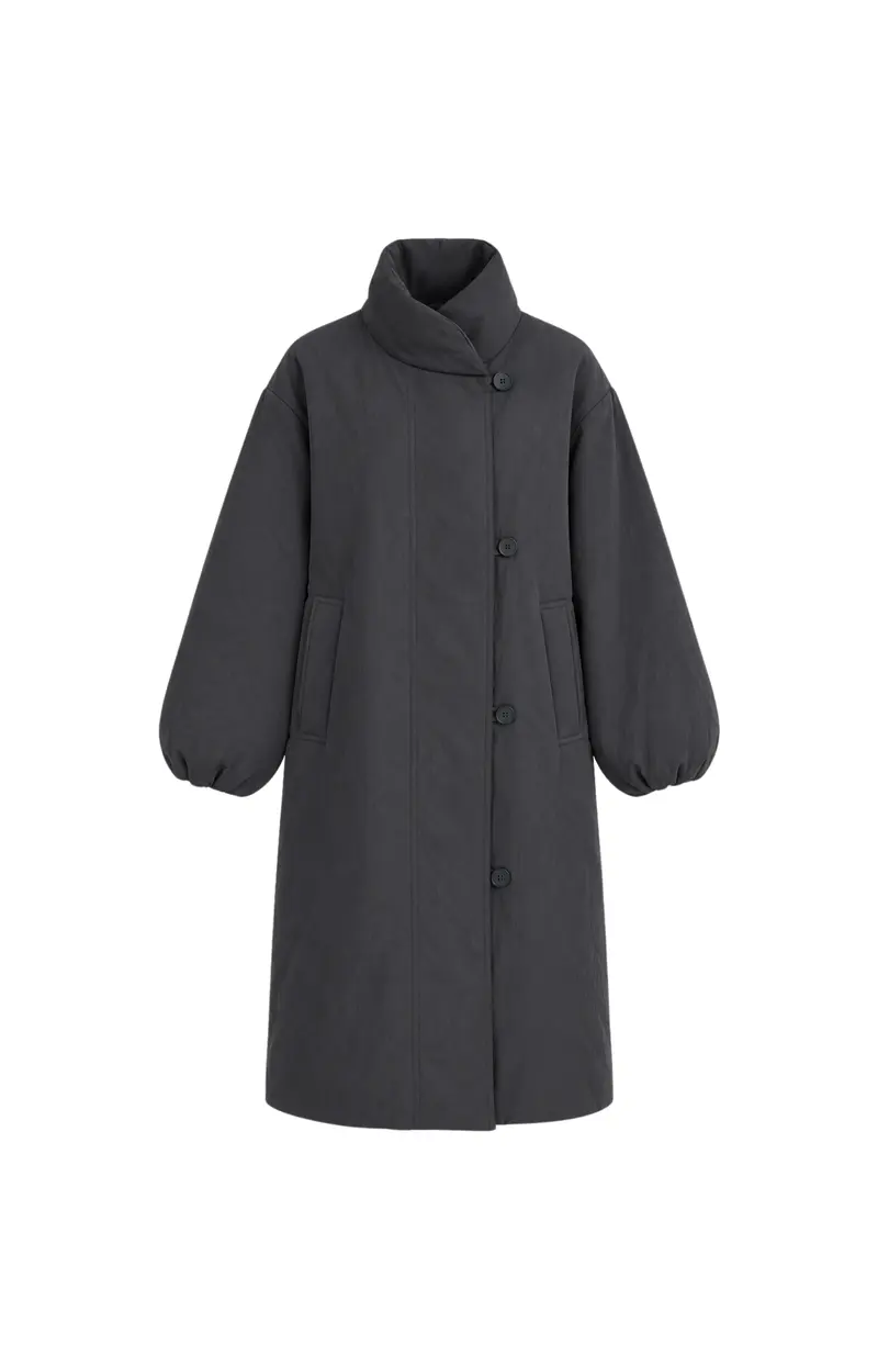 Studio Nicholson | Sperl Long Padded Coat Black