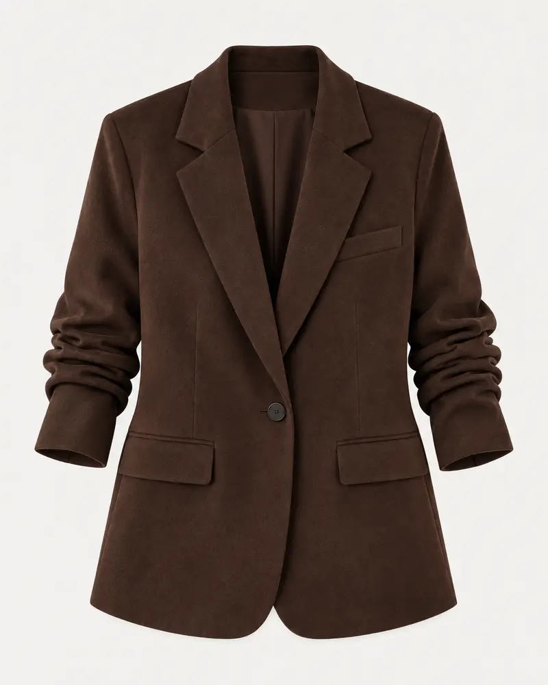 Suedine Blazer
