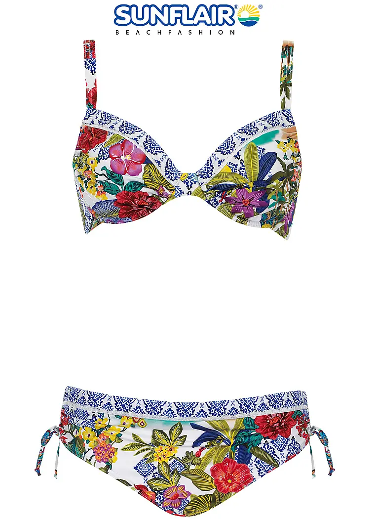 Sunflair beugel bikini retro print - 21149- Multicolor