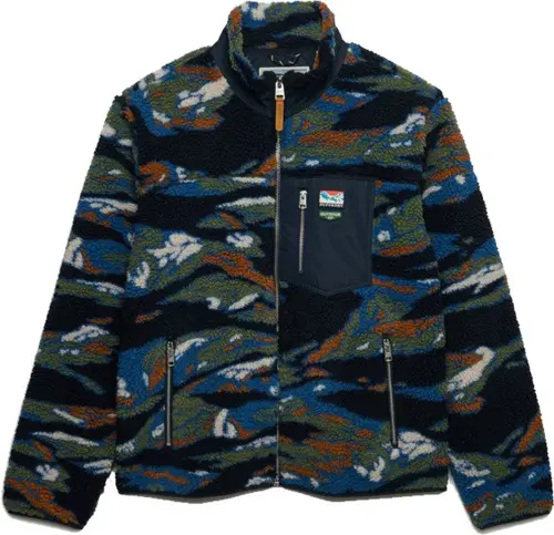 Superdry heren fleece jas donkerblauw