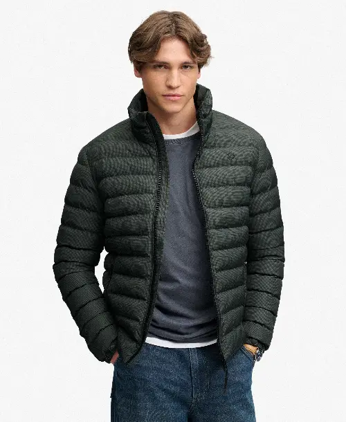 Superdry heren jas fuji groen
