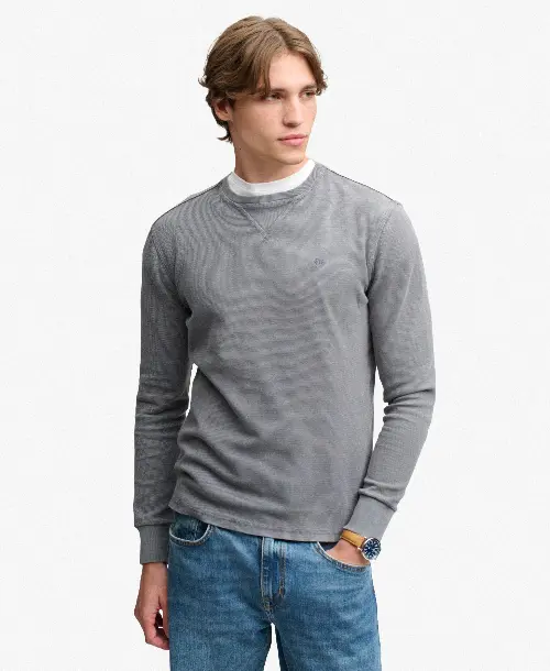 Superdry heren shirt classic grijs