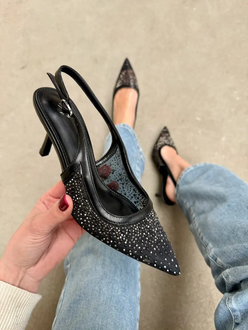 Superstar Black Heels