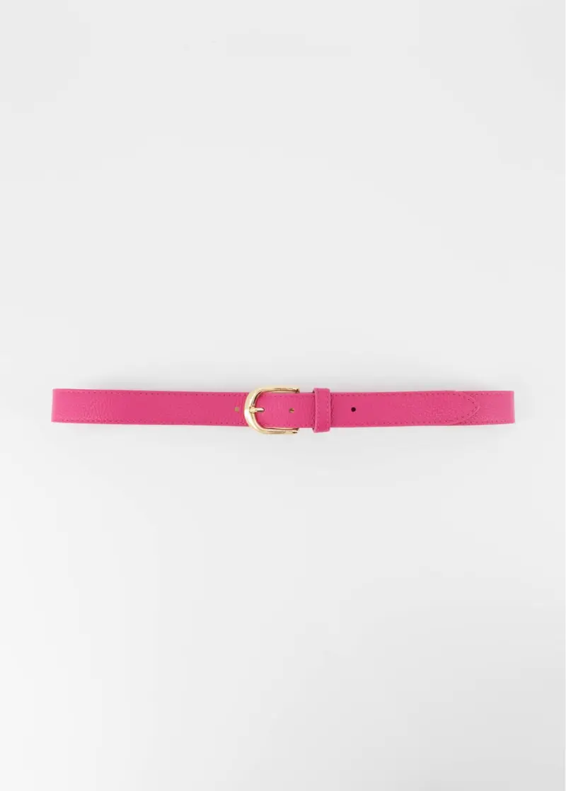 Suus cl. grain leer fuchsia